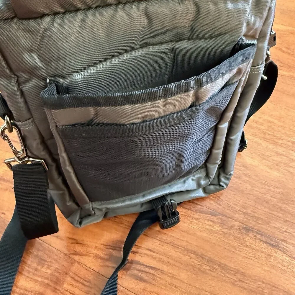 CANON Shoulder Camera Bag Power‎ Shot Dark Gray Medium Case Holster Satchel aa87